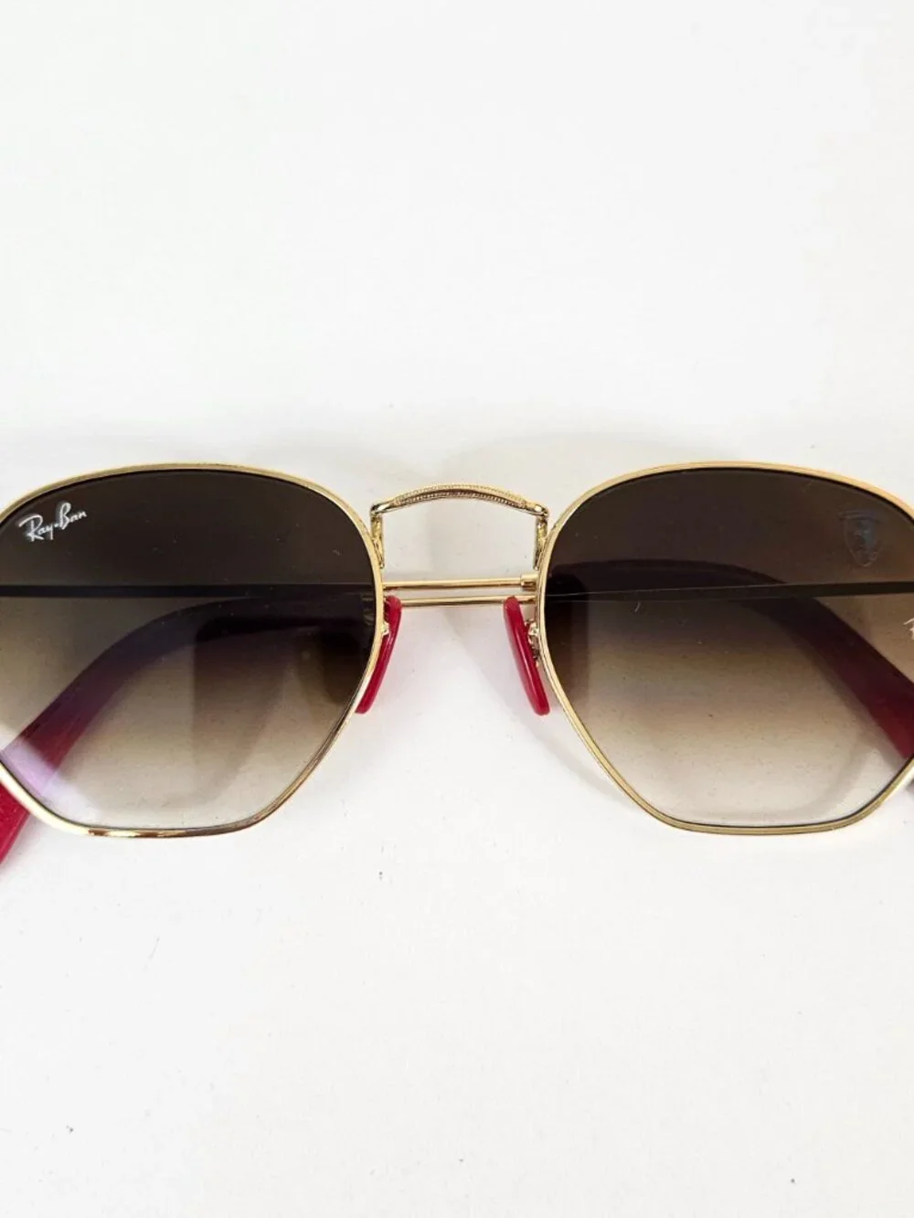 Ray Ban Ferrari Polarized Black Metal Frame Sunglasses RB3548-N 001/51 51-21-145